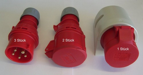 Cee stecker 2 x kupplung - cee,