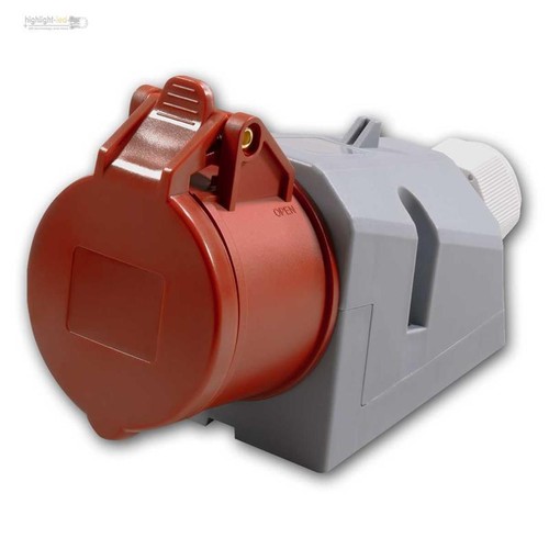 Cee wand steckdose 16a 415v - cee-wand-steckdose, 16a/415v