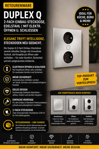 Duplex 2 f steckdose - duplex, |