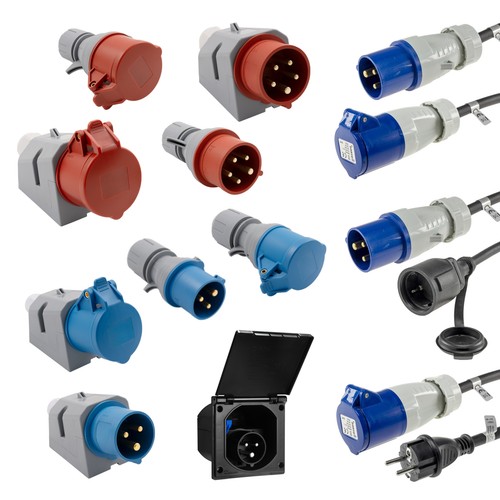 Cee geräte stecker kupplung - geräte-stecker,